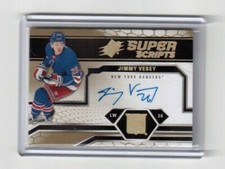 2018-19 Upper Deck SPX Super Scripts Autograph Jimmy Vesey New York Rangers 1:22