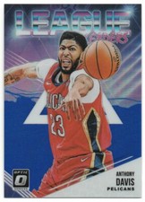 2018-19 Donruss Optic League Leaders Blue 5 Anthony Davis 83/85