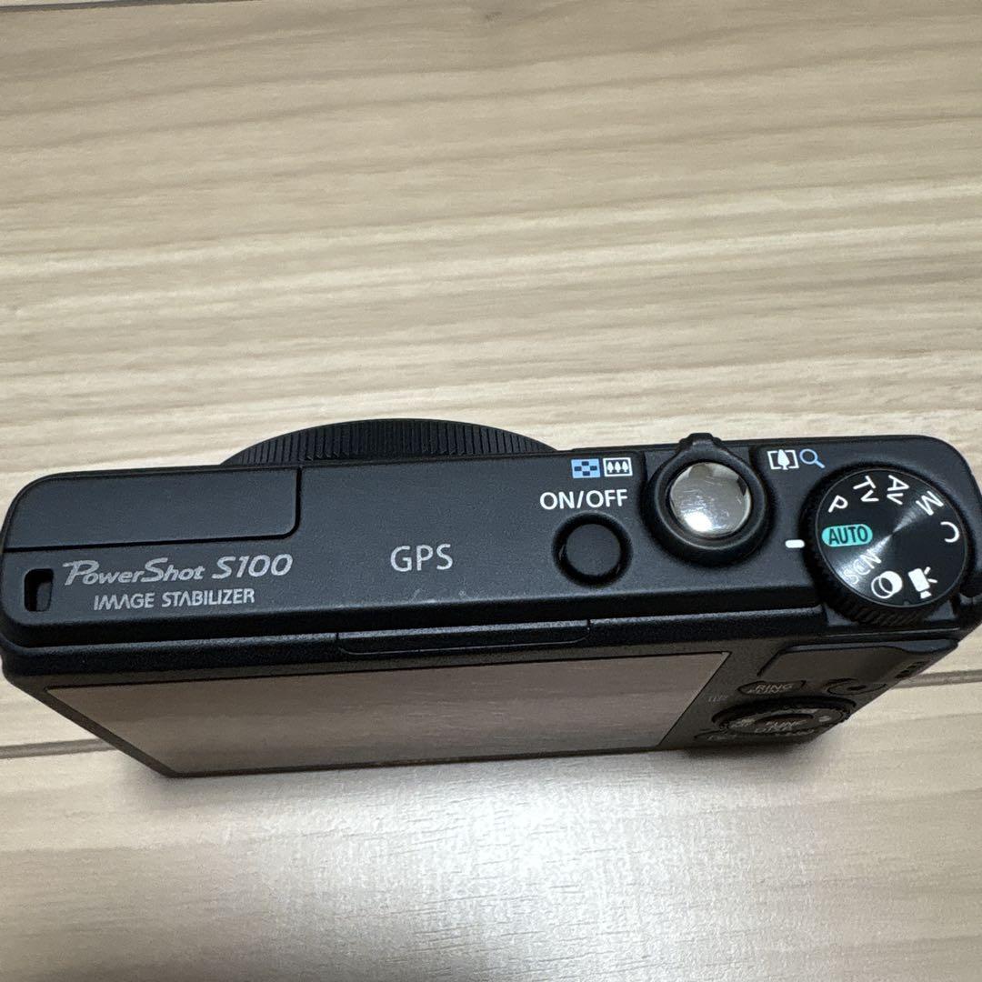 Canon PowerShot S100 Digital Camera Black Tested Non-Working Flash