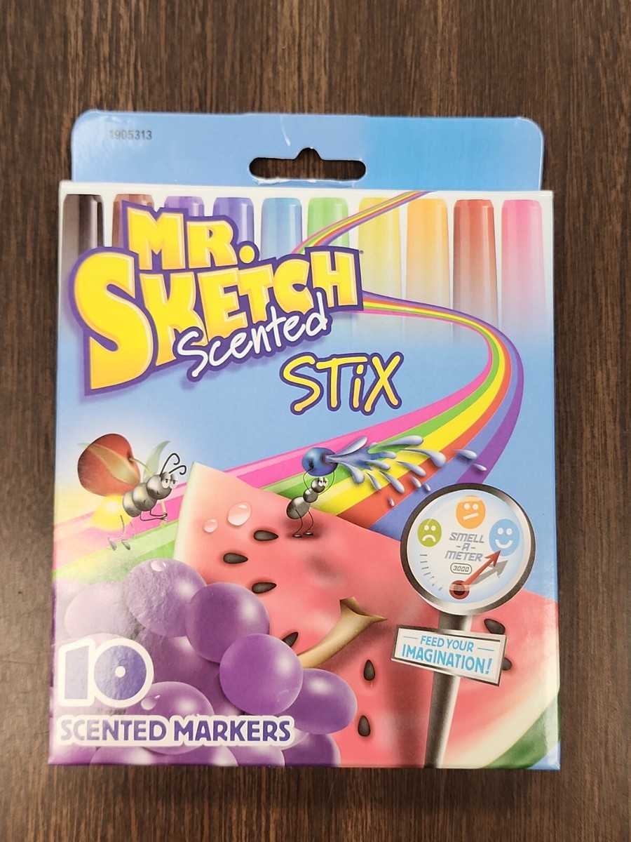 Mr. Sketch Scented Stix Markers 10-Color Set | eBay