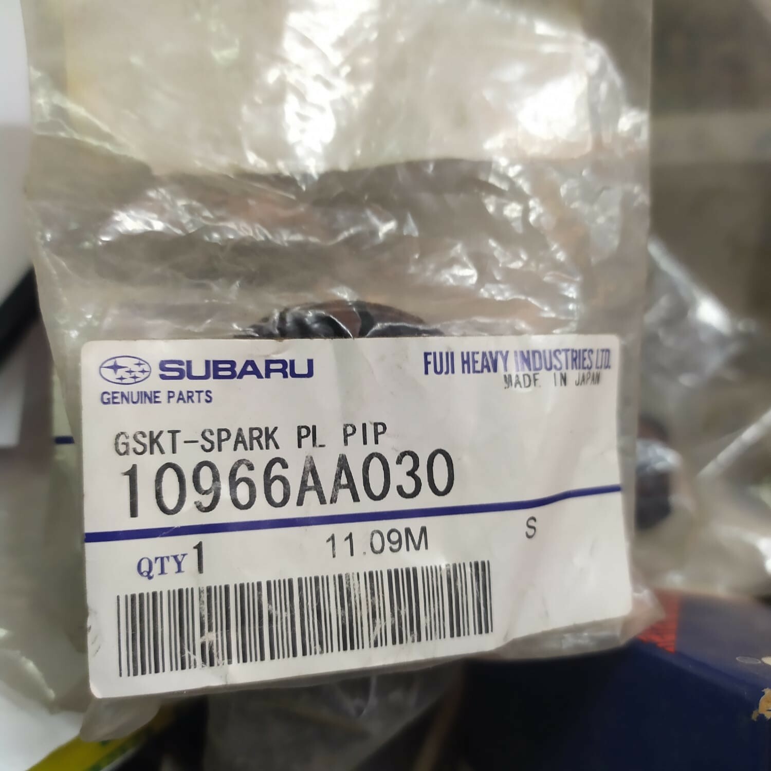 Spark Plug Tube Seal For Subaru 10966AA030 Forester, Impreza, Legacy