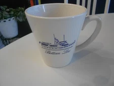 bottom line boating mug by m ware 4" high great condition
