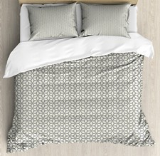 Image of Geometric Duvet Cover Set Rhombus Star Pattern