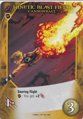 CANNONBALL Upper Deck Marvel Legendary X-MEN KINETIC BLAST FIELD
