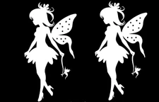 Pixie Fairy Girl Outdoor or Indoor Vinyl Decal Car Window Walls Door Tablet Mug