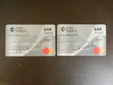 TWO (2) DIFFERENT *DUKE ENERGY* COLLECTIBLE ONLY DEBIT CARDS