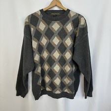 Vintage Liberty Grandpa Sweaters Size XL Made In USA Cabin Cosby 90s Cozy Winter
