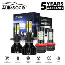 For Toyota Tacoma 2012-2015 Super Bright Led Headlights Fog Light Bulbs Combo