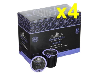 Harney and Sons Paris Black Tea K-Cup Pods, 4, 24 Ct Packages *FREE SHIPPING*