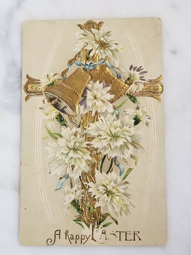 "A Happy Easter" Postcard posted 1909 Made Germany - 第 1/4 張圖片