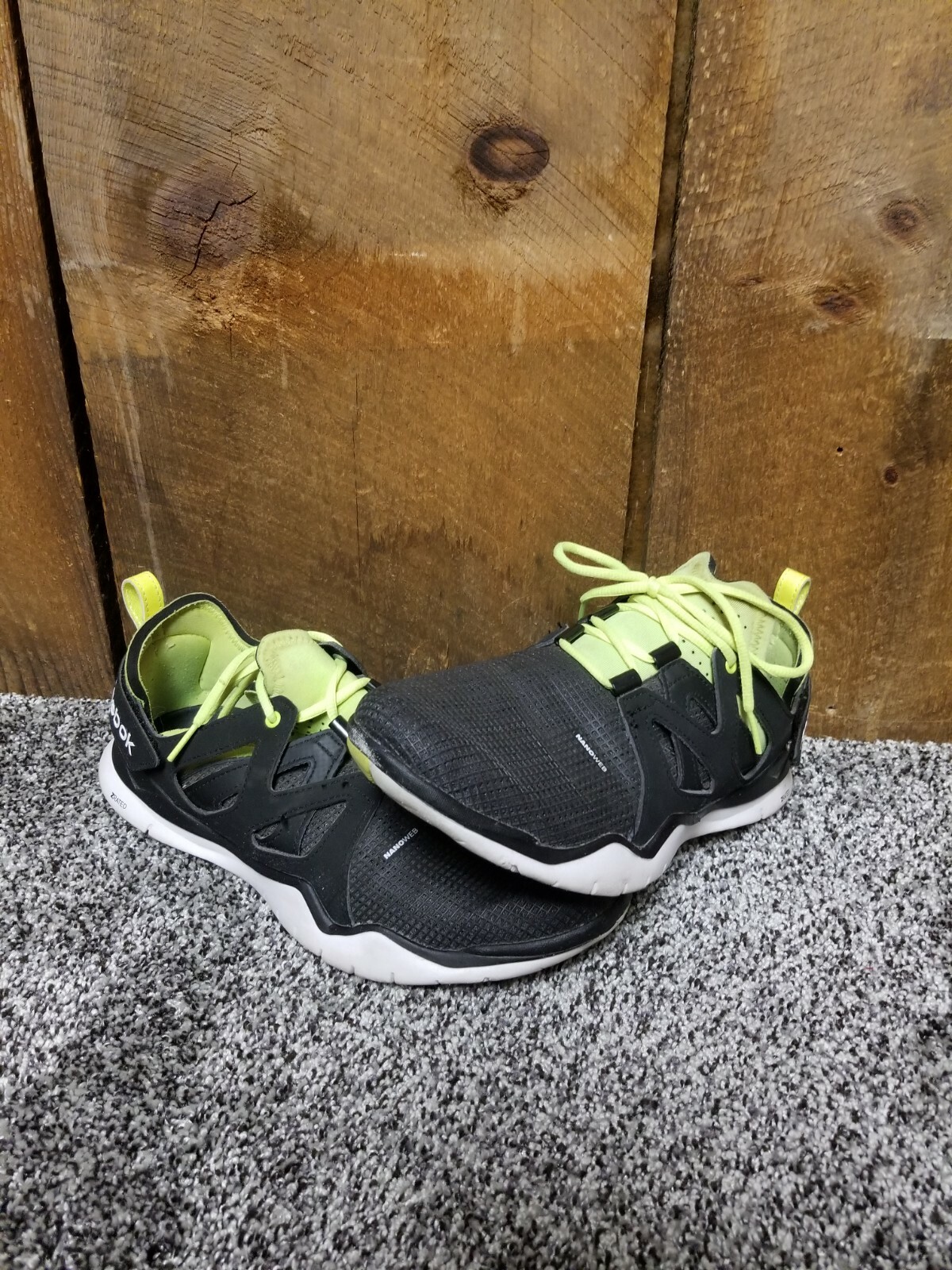 Reebok Nanoweb Neon Green \u0026 Black 