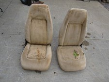 87-91 Chevy K5 Blazer Silverado Gmc Jimmy Front Bucket Seats Tan Suburban Cores