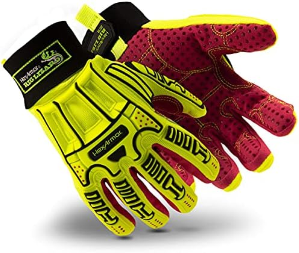 HexArmor Rig Lizard 6068111 - Guanti antitaglio in similpelle, dimensioni (guant