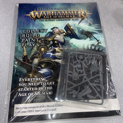Getting Started With Warhammer Age Of Sigmar Starter Kit New + Stormcast Eternal