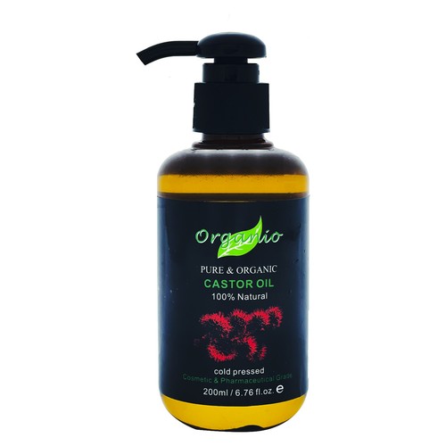 Organic Castor Oil 100% Natural Cold Pressed-For Hair Growth,Eyelashes & Brows - Picture 2 of 27