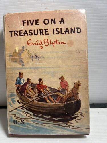 Enid Blyton. Five On A Treasure Island. Hard Cover London 1953 H&S VINTAGE - Picture 1 of 21