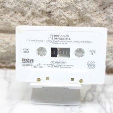 Perry Como It's Impossible Cassette Tape ONLY
