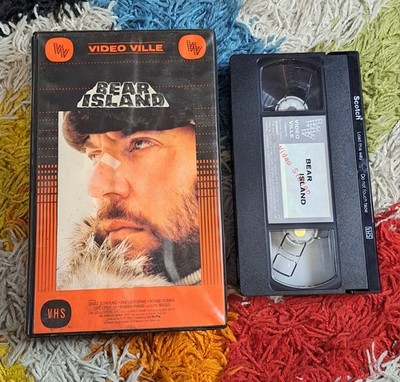 Bear Island 1979 VHS Tape Thriller Video Ville Big Box Clamshell 82' Release HTF