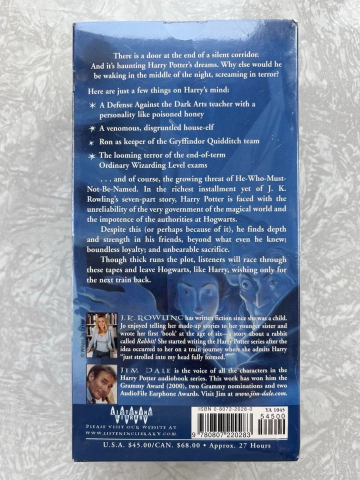 Harry Potter Order of the Phoenix Book On Tape - NIB Factory Sealed - Image 2 of 2