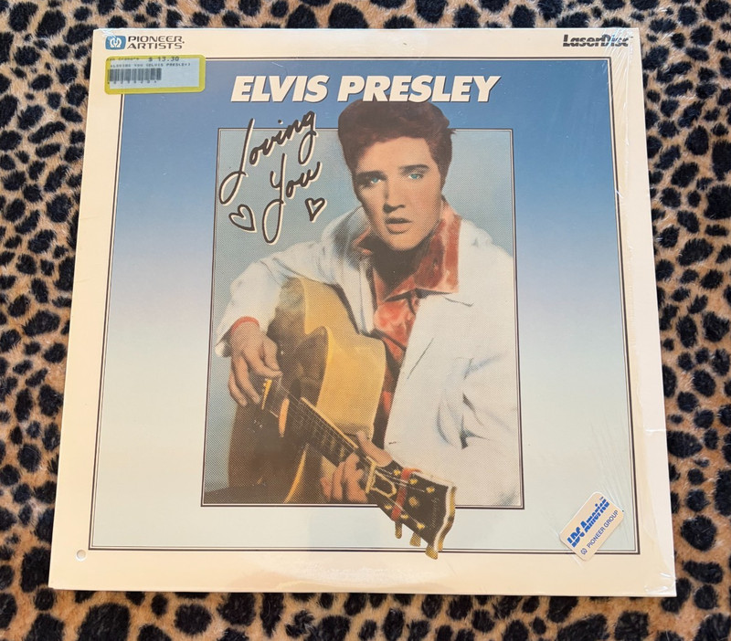 Elvis Presley Loving You Laserdisc NM shrink