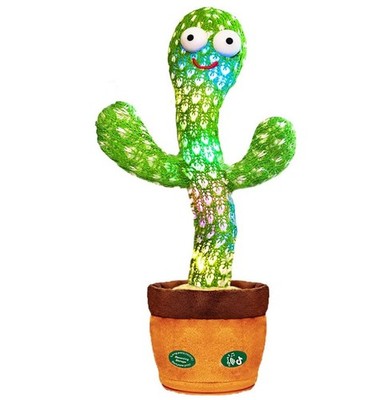 Talking Cactus Toy with LED 120 English Songs Singing Cactus Dancing Musical Toy