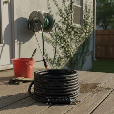 #ad All Season 3 8quot; Pressure Washer Hose 100 FT Hot and Cold Water Usage 4000 PSI $244.42