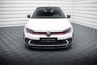 Maxton Design Frontlippe V.2 Passend FüR Vw Polo Gti Mk6 Fl Schwarz Hochglanz