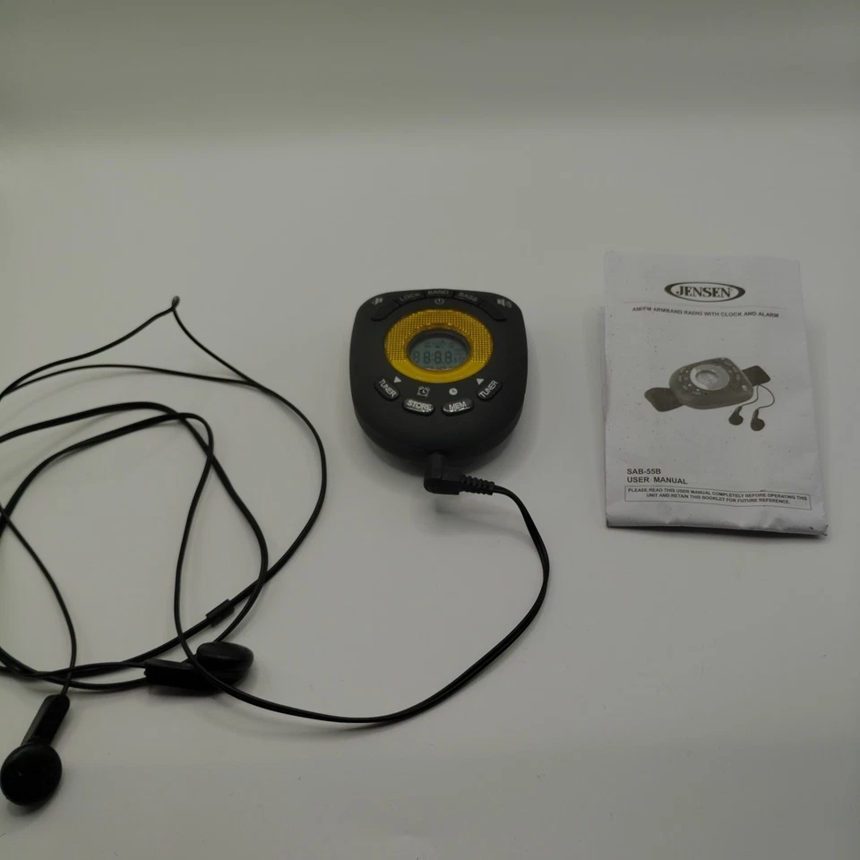 JENSEN Audio Sport AM/FM Stereo Arm Band Radio SAB-55B TESTED WORKING - Image 3 of 4