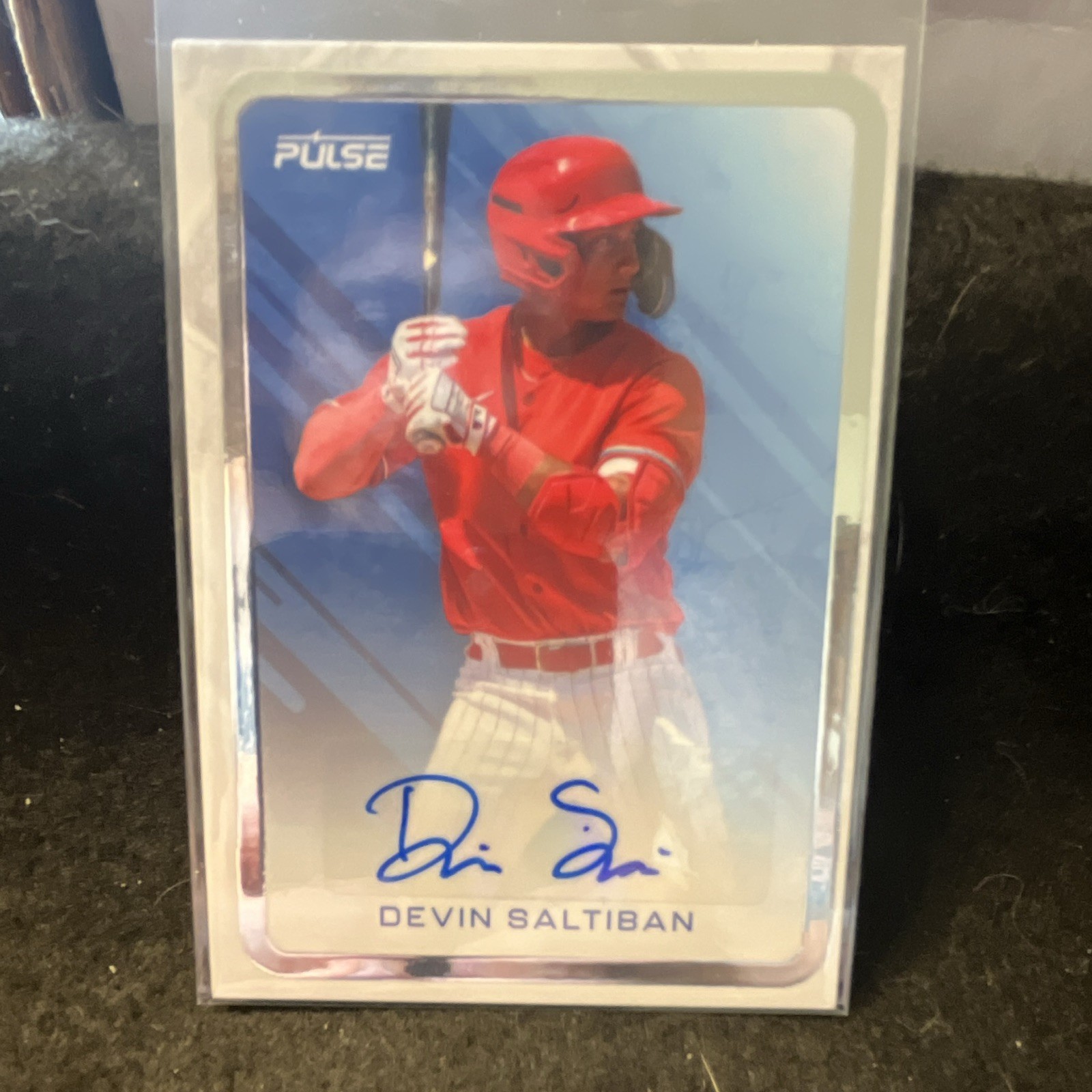 Pulse Trading Cards 2025 Pulse Baseball Devin Saltiban Auto PB-DS Angels MLB