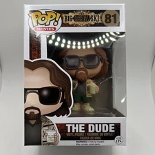 Funko Pop! Movies The Big Lebowski #81 The Dude Original Box w/pop protector 
