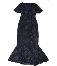 Ralph Lauren Womens Amaria Gown Dress, navy, 2
