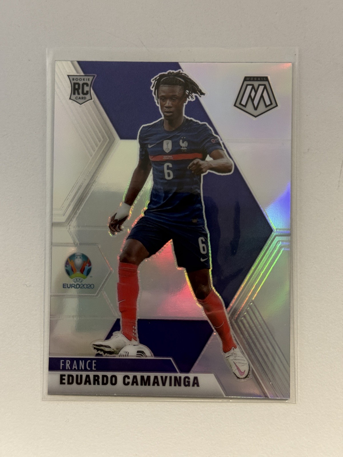 2021 Panini Mosaic UEFA Euro 2020 - Eduardo Camavinga #111 Silver Prizm