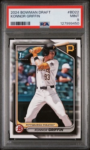 2024 Bowman Draft Konnor Griffin 1st Bowman (RC) #BD-22 PSA 9 Pirates🔥