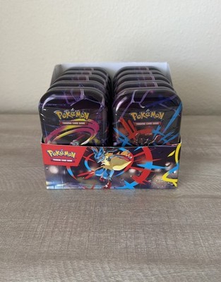 Pokemon TCG Mega Evolution Mega Heroes Mini Tin Display Factory Sealed Tins 
