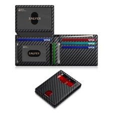 Slim RFID Leather Bifold Wallet for Men