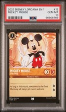 PSA 10 💎 Mickey Mouse True Friend 12/204 First Chapter 2023 Disney Lorcana #12
