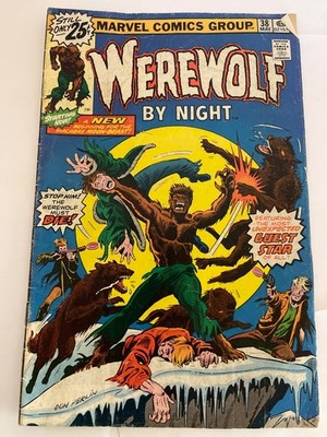 Werewolf By Night Marvel Comics No.38 May 1976