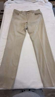 Alberto Stone DS Denim Modern Fit Jeans Mens 38x34 Beige Stretch Germany