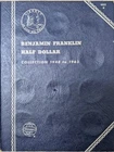 Benjamin Franklin Half Dollar 1948-1963 Book With 18 90% Silver Coins