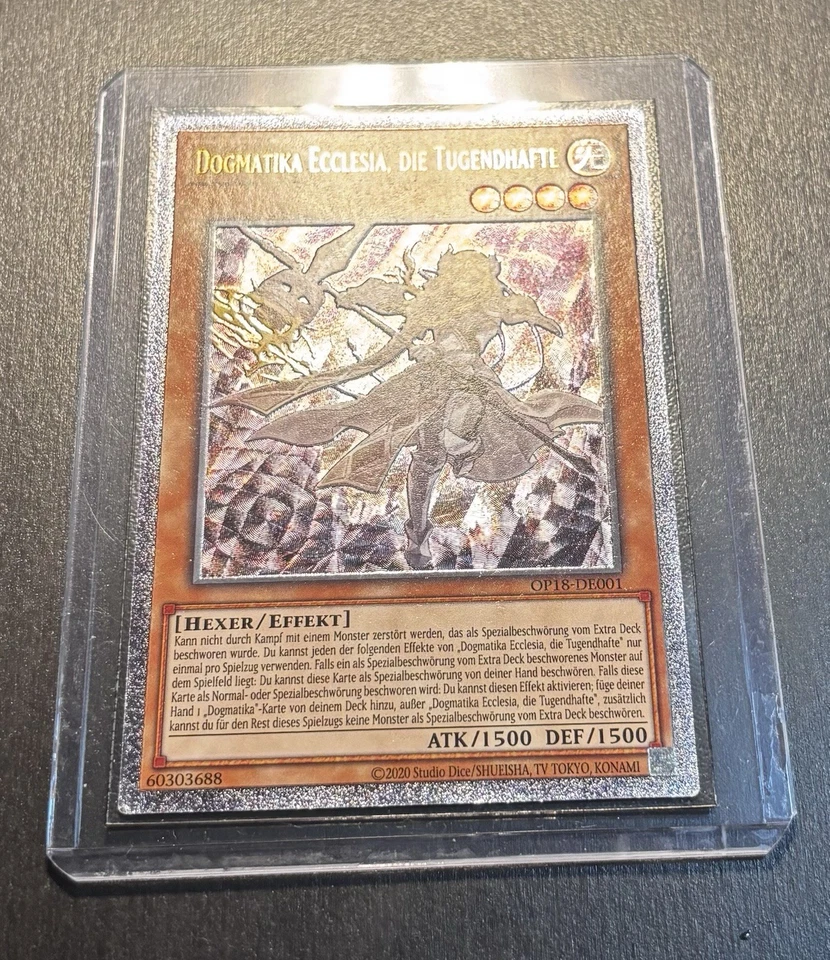 Yu-Gi-Oh! Dogmatika Ecclesia, Die Tugendhafte Ultimate Rare OP18 Near Mint - Bild 4 von 4