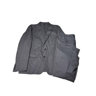 J.Crew Ludlow Slim Suit Mens 46R W38 L30 Moon British Cloth Charcoal Grey Wool