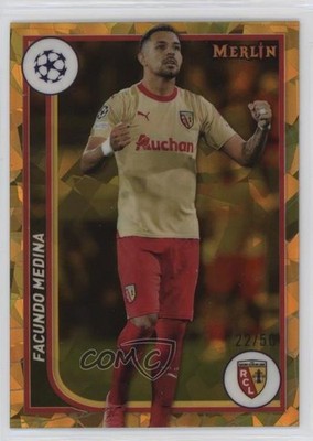 2023-24 Topps Merlin UEFA Club Competitions 22/50 Facundo Medina Rookie RC 1d3a