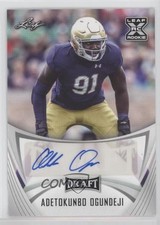 2021 Leaf Draft Auto Adetokunbo Ogundeji #BA-AO1 Auto 0c6