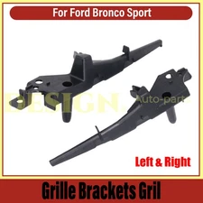Fit 2021-24 Ford Bronco Sport Driver Passenger Radiator Grille Mount Bracket Set