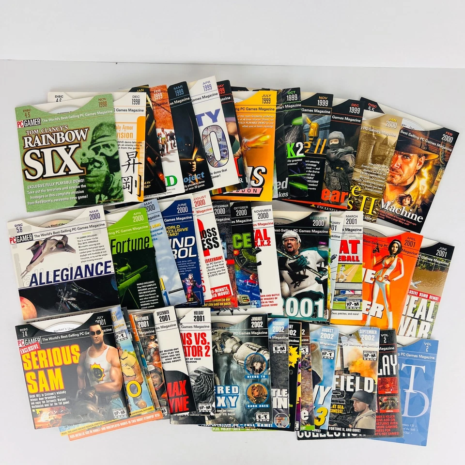 Windows PC Gamer Magazine Coverdisc CD Demo Computer Game Software You Pick Lot - Image 1 of 1