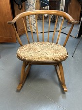 Ercol Cowhorn Low Fireside Rocking Chair