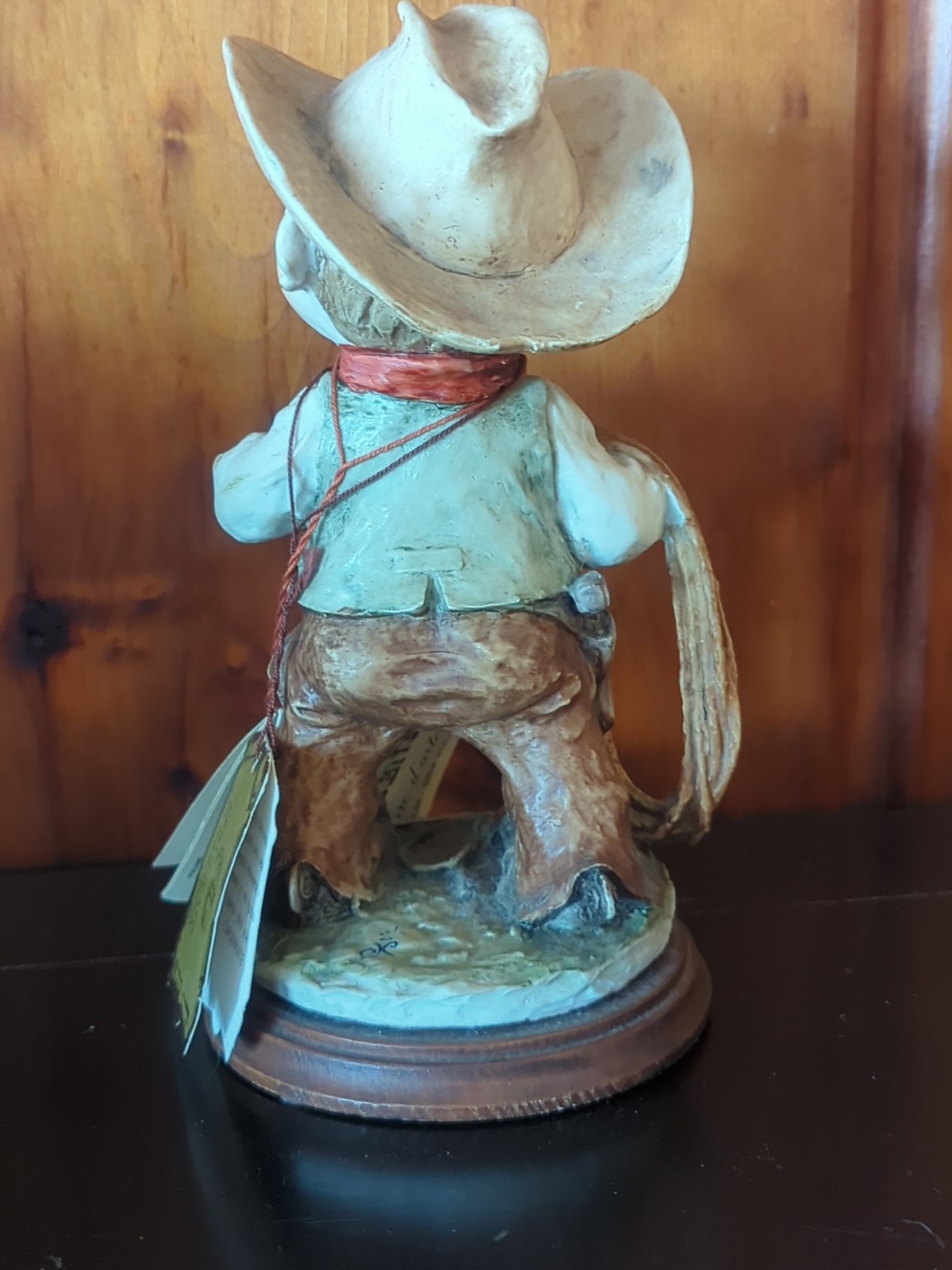 Rodeo Rope Blue 1981 Guiseppe Armani Gulliver's World COWBOY w Rope & Cigar. 8 ...