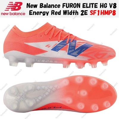New Balance FURON ELITE HG V8 Energy Red Width 2E SF1HMP8 Men's Size