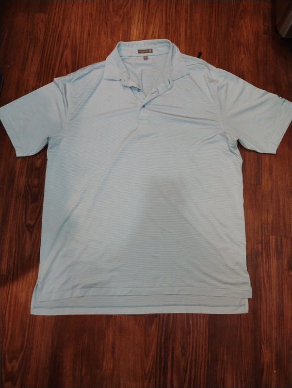 PETER MILLAR SUMMER COMFORT RIVER CREST EMBROIDERED GOLF POLO SZ XL