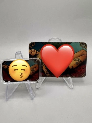 Midnight bloom   - 1 troy oz .999 Fine Silver Colorized Bar COA #/50